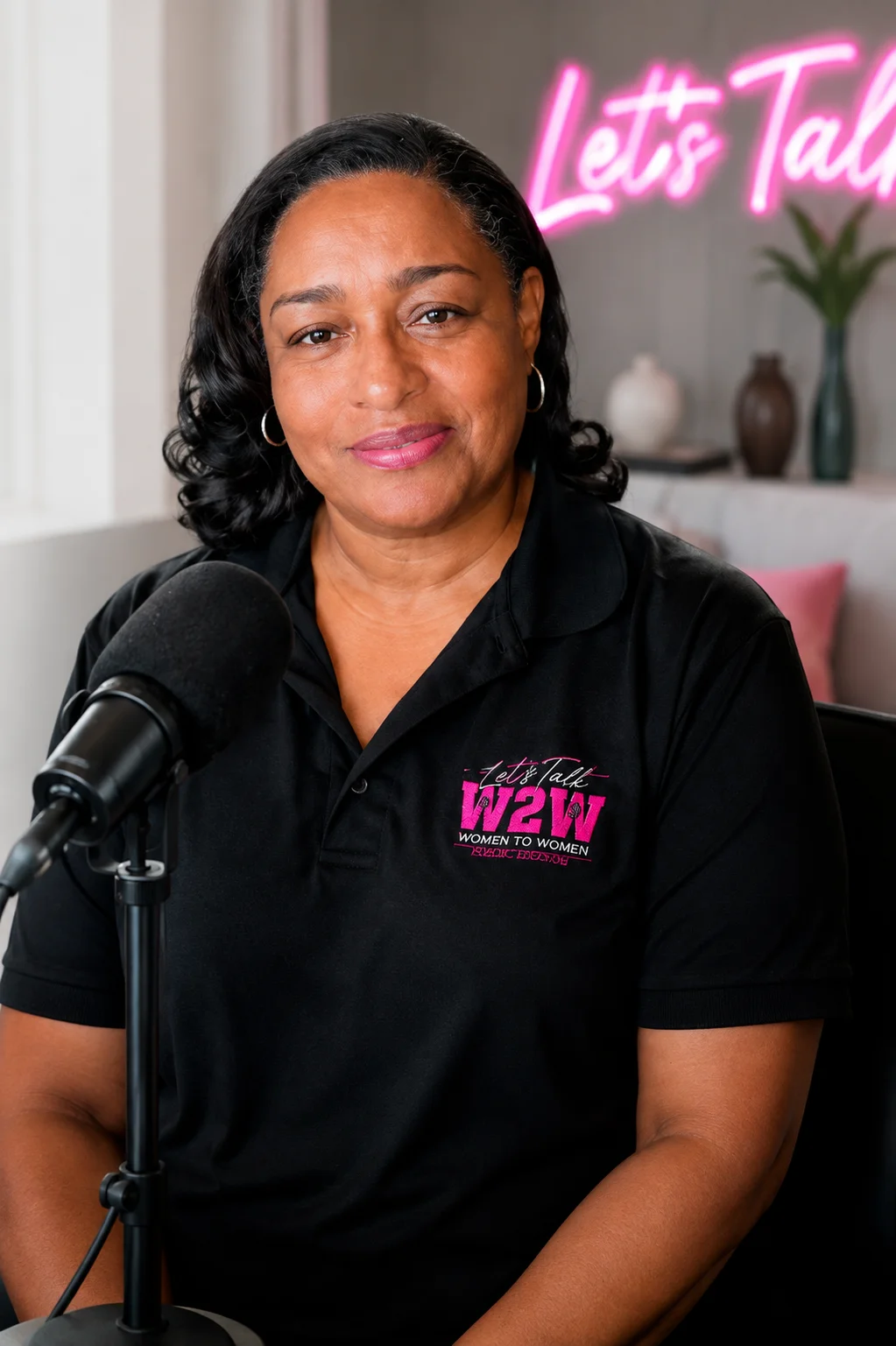Davetta Vickers, Founder and Co-Host of Let's Talk W2W
